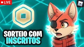 SORTEIOVem que tem MIL ROBUX e MEMBRO Grátis - ROBLOX AO VIVO