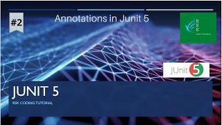 2.Annotations in Junit 5 | Basics of Junit 5 (Part 2) | Junit Tutorial for beginners