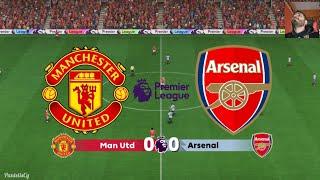 Gunners show | Manchester United V Arsenal Premier League EAFC 25 Match Gameplay Prediction