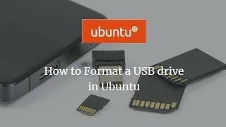 How To Format USB Drive in Ubuntu 20.04 LTS | unmounted And Create Partition