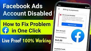 How to Recover Facebook Ads Account Disabled Solution | How to Enable Facebook Ad Account Disabled