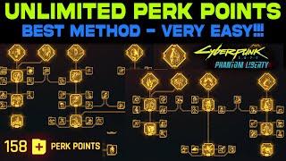 UNLIMITED Perk Points GLITCH - BEST METHOD - VERY EASY - Perk Points Glitch Cyberpunk 2077 NEW 2.01