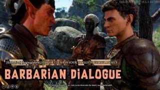 Baldur's Gate 3 Patch 7: Barbarian Dialogue for Aradin and Zevlor