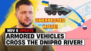 Unexpected Move! Ukrainian Armored Vehicles Cross the Dnipro River | Heavy Battles in Donetsk Front