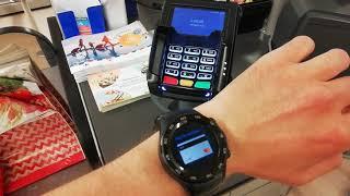 ️Paying with Huawei Watch 2 #NFC Android Google Pay #eSIM SmartWatch filmed with Huawei P smart