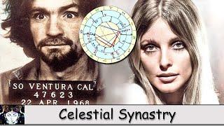 Sharon Tate & Charles Manson MURDER AND MOTIVE Synastry Chart