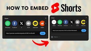 How to embed youtube shorts | Hacked