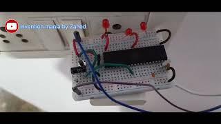 LED blinking Using 8051 (89c51) Microcontroller | LED blinking | LED projects #shorts