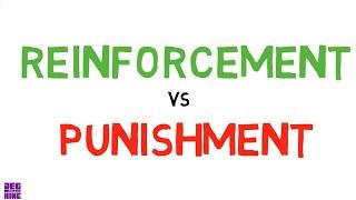 REINFORCEMENT VS PUNISHMENT