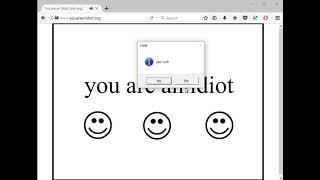 "YouAreAnIdiot" Virus in Action