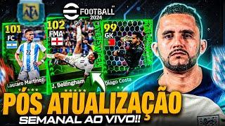  PÓS ATUALIZAÇÃO SEMANAL AO VIVO | CONFERINDO AS NOVIDADES | EFOOTBALL 2024