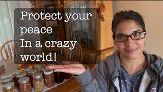 Protecting your peace/ pressure canning beans