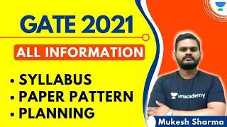 GATE 2021: Syllabus, Paper Pattern and Planning | All information | GATE/ESE 2021 | Mukesh Sharma