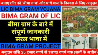 lic bima gram yojana in hindi | bima gram of lic | sampoorna bima gram yojana lic #bimagramproject