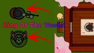 Surviv.io New King Of The Woods Helmet and 200 Round LMG!! 14 Kill Solos! (Surviv.io New Event)