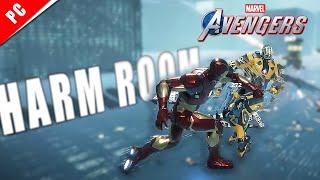 TONY STARK IN HARM ROOM - Best Combat Scenes - Marvel Avengers 2020 PC Gameplay Walkthrough