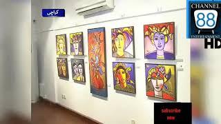 Karachi art gallery  only on channel 88 masala entertainment