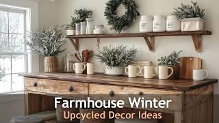 Farmhouse Winter Wonderland: Upcycled Decor Ideas You’ll Love