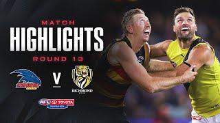Adelaide v Richmond Highlights | Round 12, 2024 | AFL