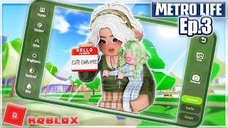 MY BABY STARTS DAYCARE! | Metro City Roleplay! | Where Love Grows Ep. 3 | Roblox