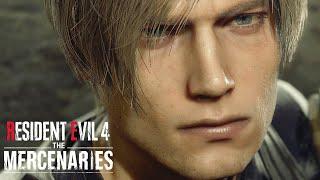 RESIDENT EVIL 4 REMAKE THE MERCENARIES Walkthrough Gameplay Part 1 - LEON (THE VILLAGE S+ RANK)