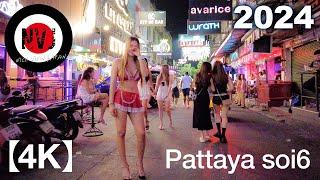 【4K】pattaya_soi6  2024.11_3【 Pattaya night view 2024.11 】