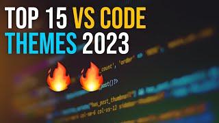 TOP 15 Best VS Code Themes 2023 | Cool VS Code Themes ( DARK MODE ) ‍‍