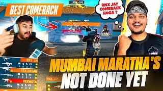 Comeback king | Mumbai Maratha | Tsg Ritik Rnx Jay | Rocky & rdx