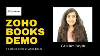 Zoho Books Demo in English | CA Nikita Punjabi
