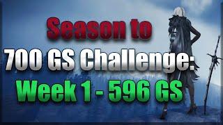 700 GS in 110 Days | Week 1 - 596GS | Black Desert Online