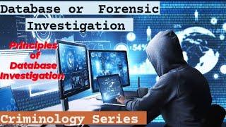 Database Investigation || Forensic Investigation #criminology #css #forensicinvestigation