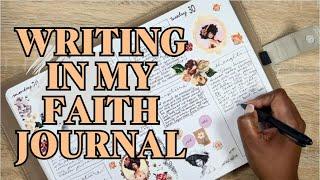 Writing in My Faith Journal || Journal With Me