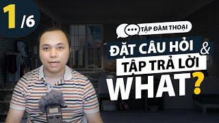 [Tập đàm thoại] Bài 1: Cách đặt câu hỏi với WHAT và cách trả lời