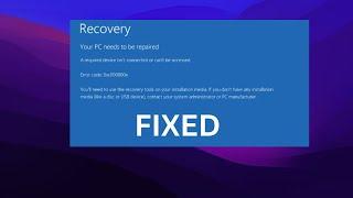 Windows 10/11 Boot Error Code 0xc00000e Fix! (2023!)