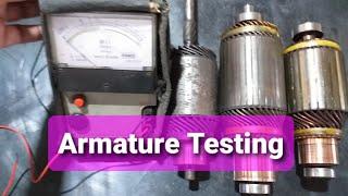 How We Can Test Armature/Commutator Winding