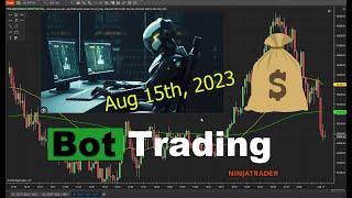 NQ BOT Trading | Aug 15th, 2023 | iTradePrices