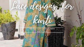 2024 latest printed kurti designs || printed suits designs with lace || summer special kurti designs