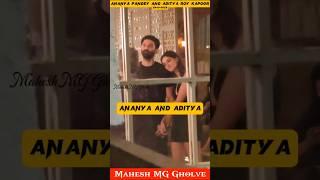 Ananya Pandey And Aditya Roy Kapoor || Ananya Panday With Boyfriend Viral Video || MG #shorts