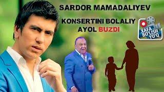 XAFA BO'LISH YO'Q 16 SON // SARDOR MAMADALIYEV KONSERTIGA BOLALIY AYOL QO'RQMAY KIRIB KELDI