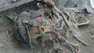 Skeletons of WW1 soldiers discovered in excavated former trenches