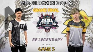 GRAND FINAL BLACKLIST INTERNATIONAL VS ONIC PHILIPPINES GAME 5 - MPL-PH S8 PO D4 | BLCK VS ONIC