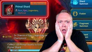 Insane Christmas Eve Primal Shard Pulls!!  Raid: Shadow Legends