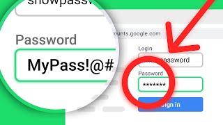 How to reveal the password behind asterisks