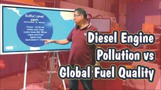 Diesel Engine Pollution vs Global Fuel Quality