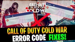 How to Fix Call of Duty: Black Ops Cold War Fatal Error