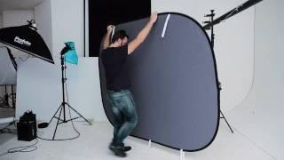 How to fold a REALLY big screen/reflector