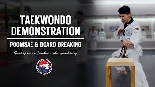 Taekwondo Poomsae & Board Breaking Demonstration | December 2024