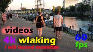 4k walking video. Germany .