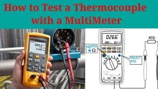 How to Test a Thermocouple with a MultiMeter - Quick and Easy Instructions !!