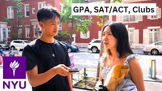 Asking NYU Students How They Got Into NYU | GPA, SAT/ACT, Extracurriculars & More!